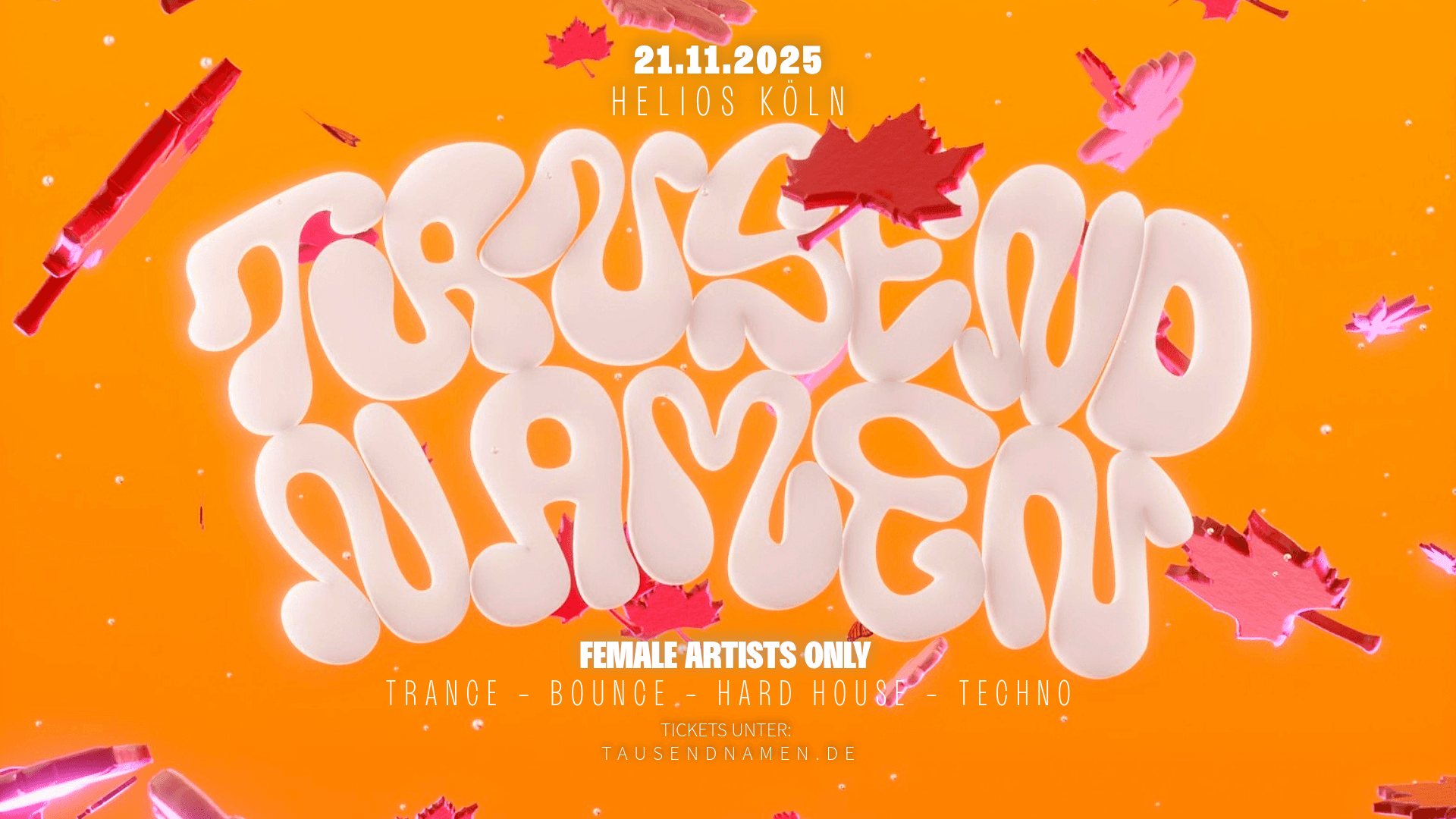 Tausendnamen - FEMALE ARTISTS ONLY Image